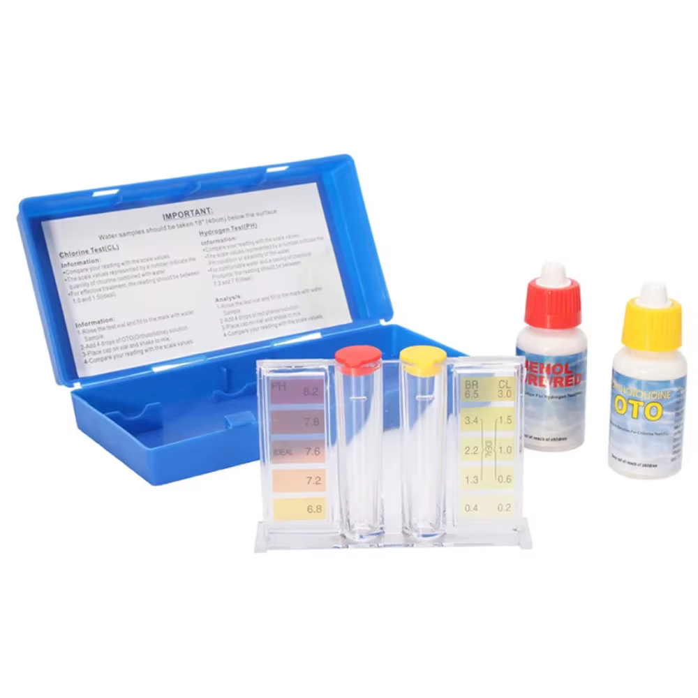Kit de test d'eau PH Combo ine