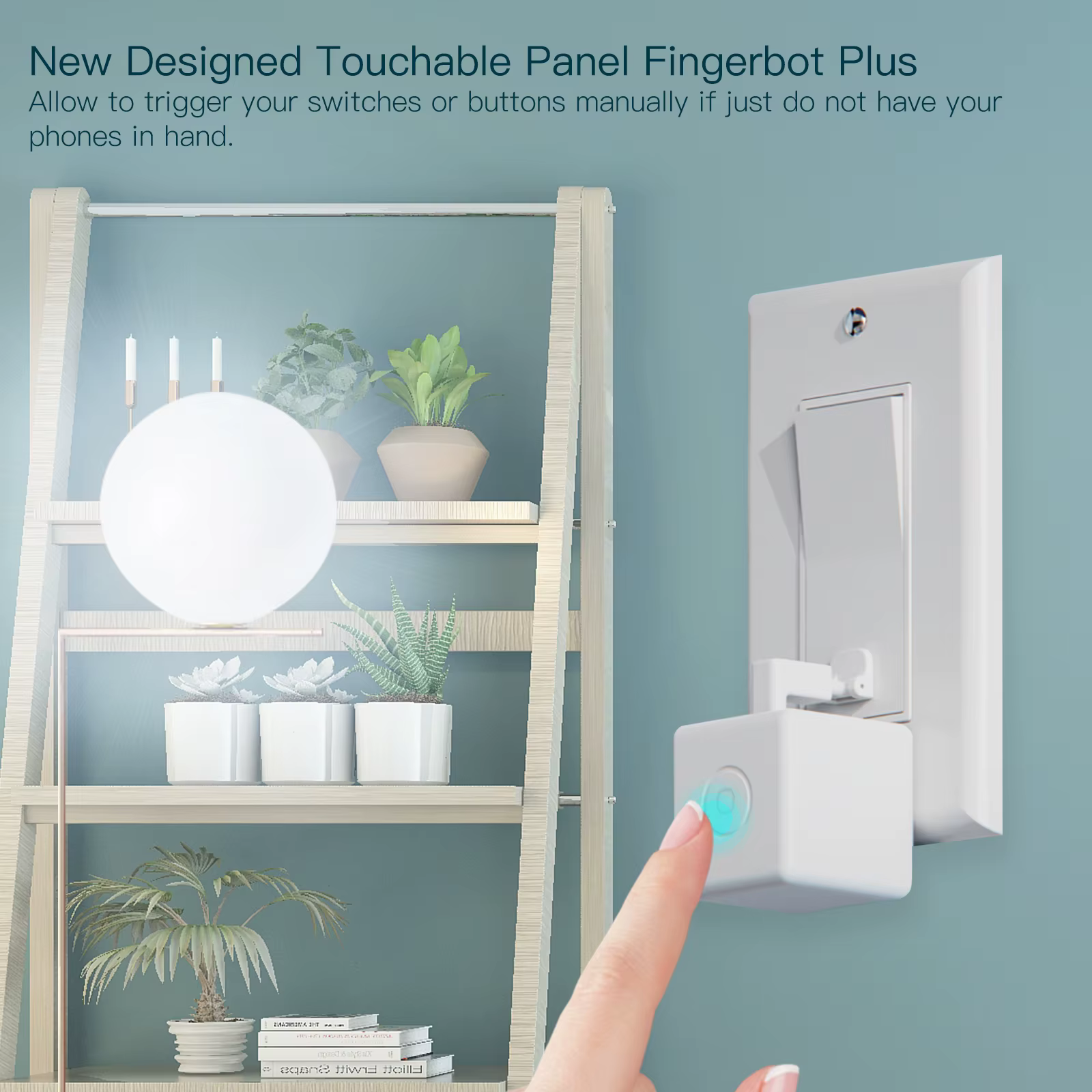 MOES Tuya Fingerbot : Pack d'outils de pression de boutons, nouveau robot doigt Bluetooth, application Smart Life, contrôle vocal automatique Alexa Google Home