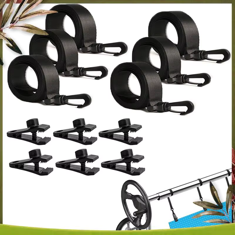 Kit complet de sangles de bobine de couverture solaire pour piscine