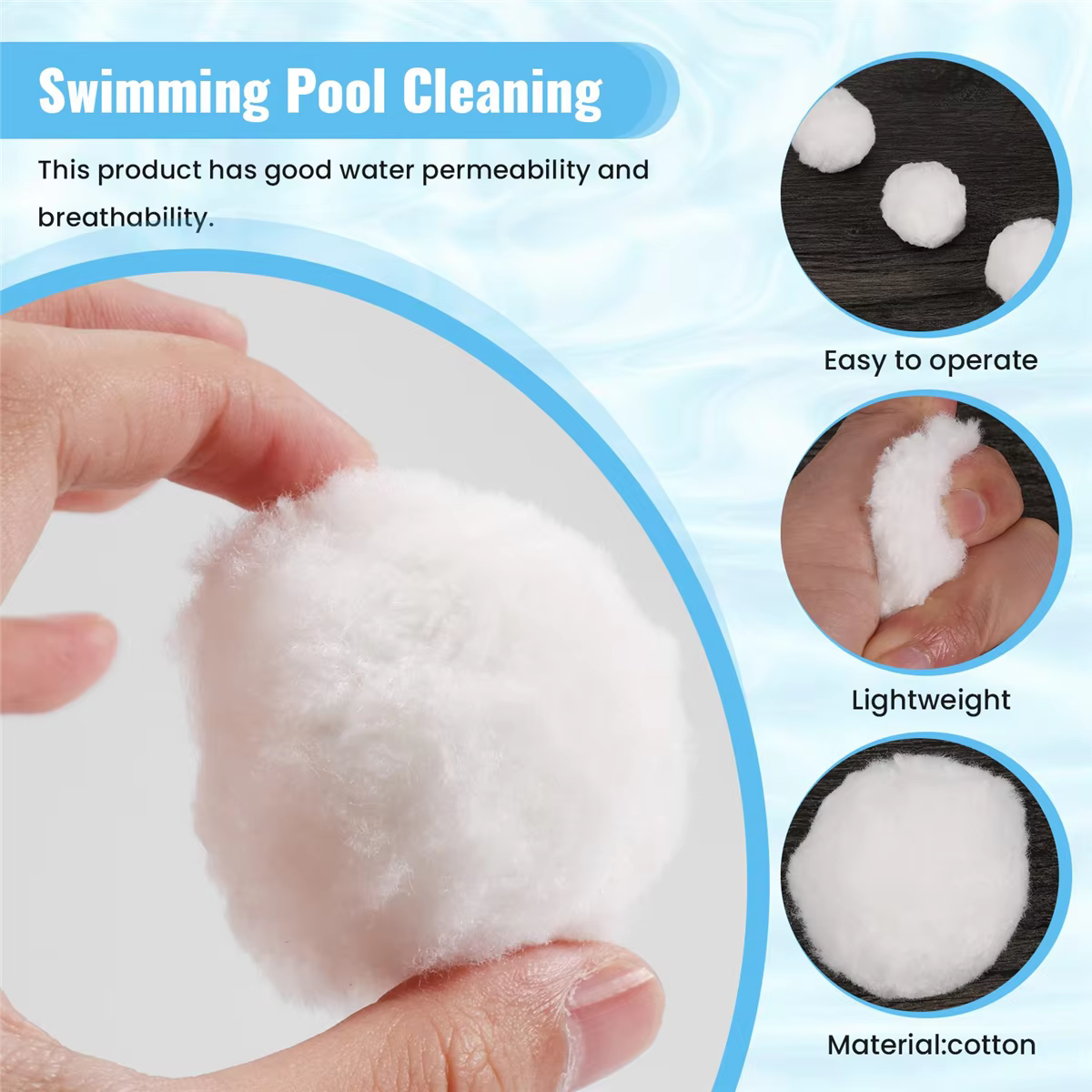 Filtre de piscines Ikbacking portable