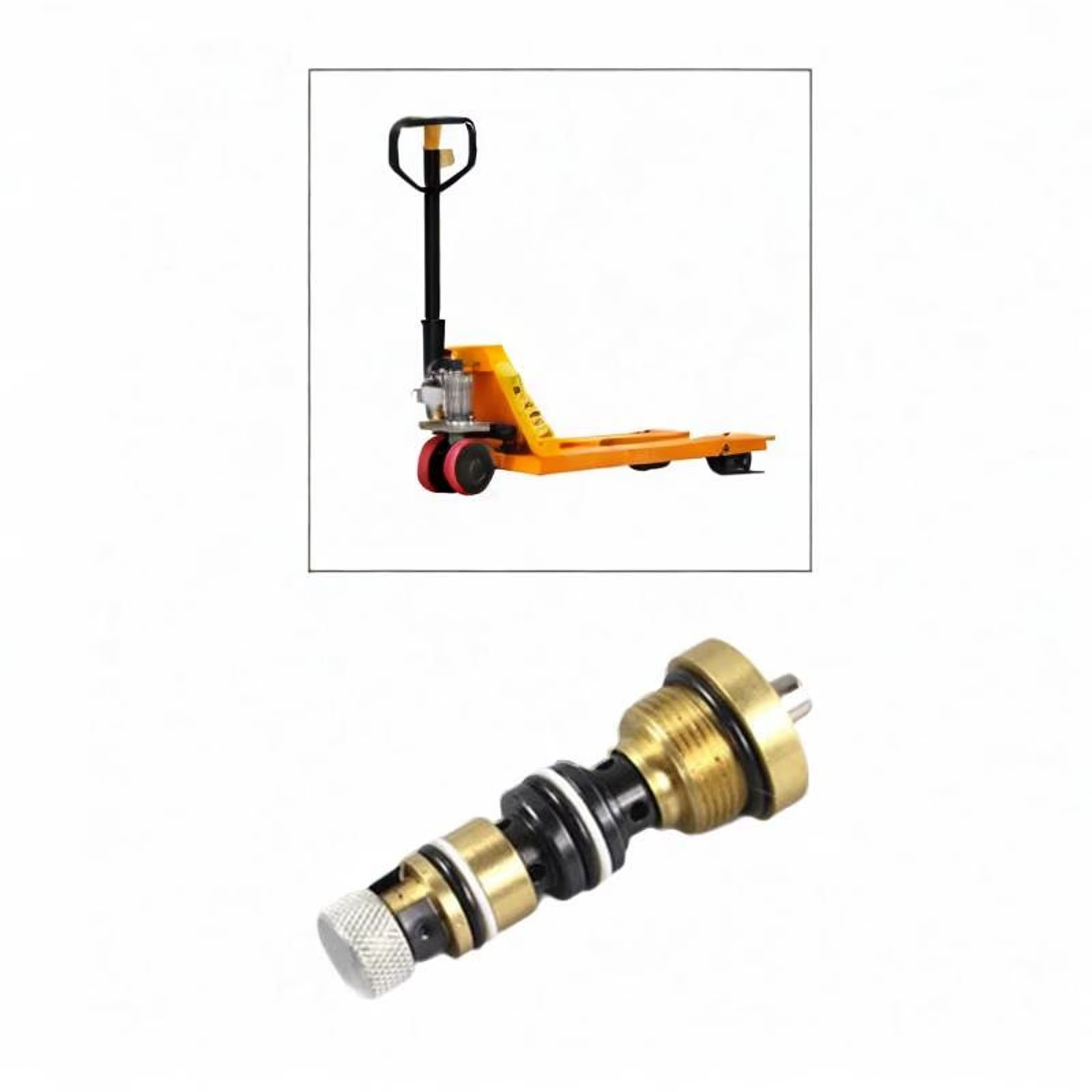 Vanne de commande de chariot élévateur hydraulique manuelle en métal, pompe Durable, ensemble de surpression pour palette, pièces hydrauliques