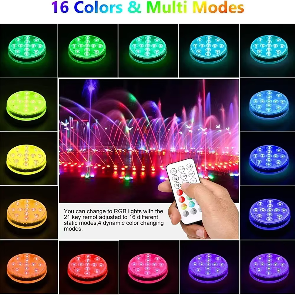 Lumières submersibles IP68 mis à jour