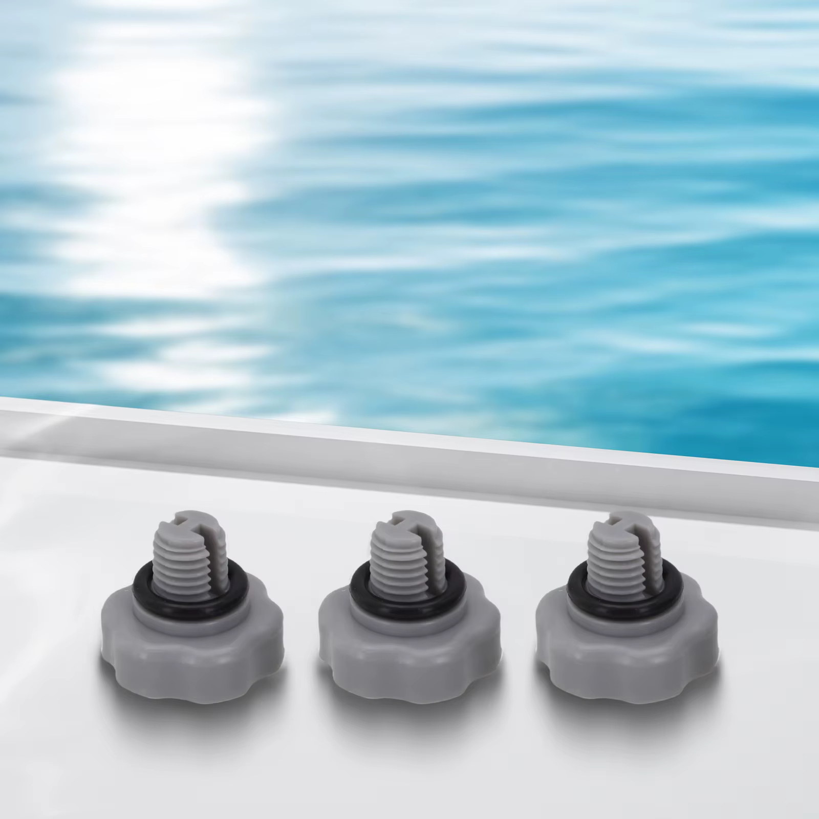 Améliorez votre routine d'entretien de la piscine avec cette valve de pompe filtrante et ce joint torique de remplacement pour Intex 10725 10264