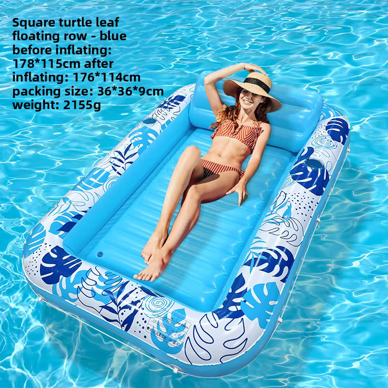 Grand matelas gonflable épais pour piscine