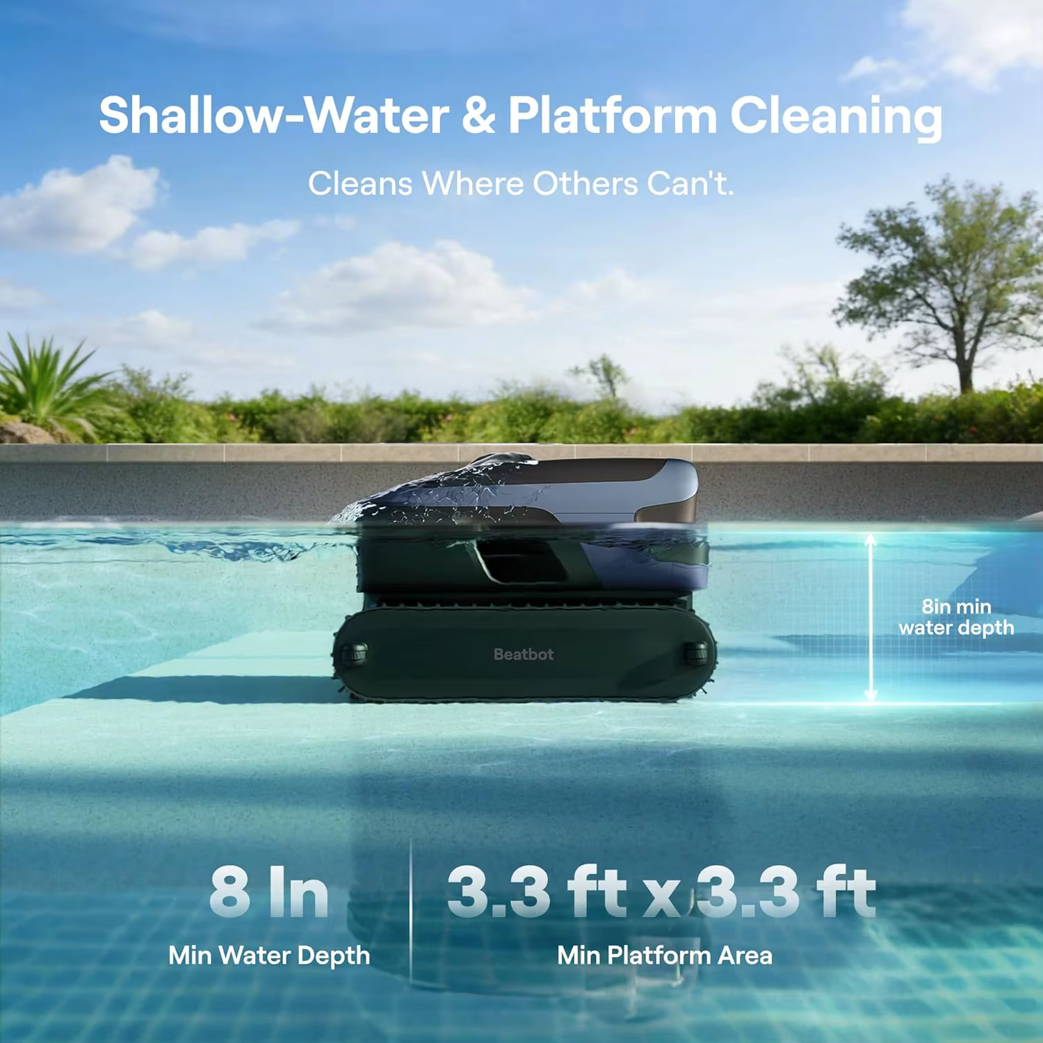 Beatbot Sora 70 Nettoyeur de piscine robotisé sans fil