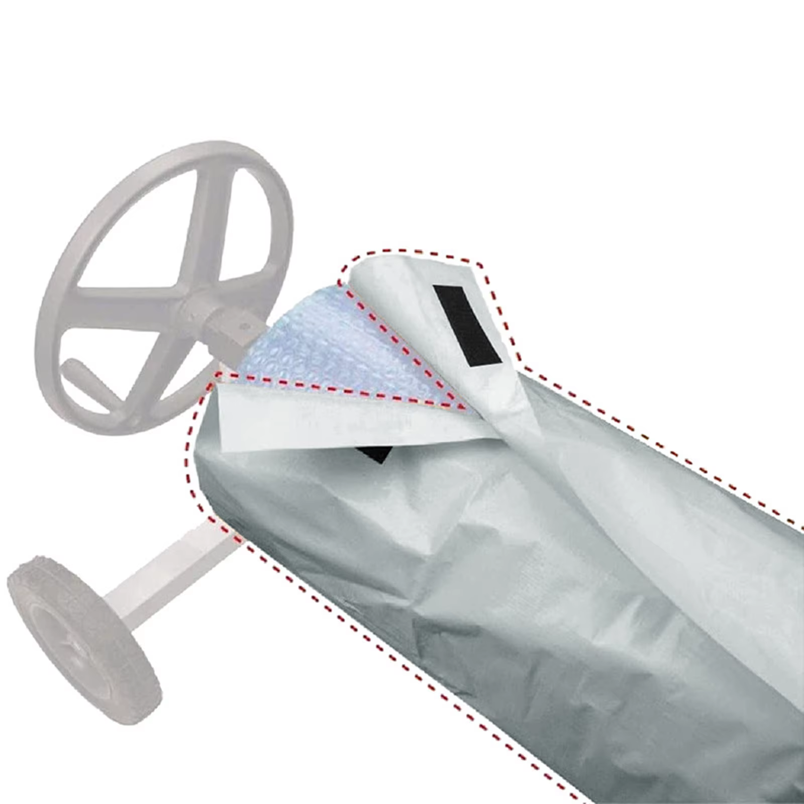 Couverture de piscine extérieure imperméable anti-UV