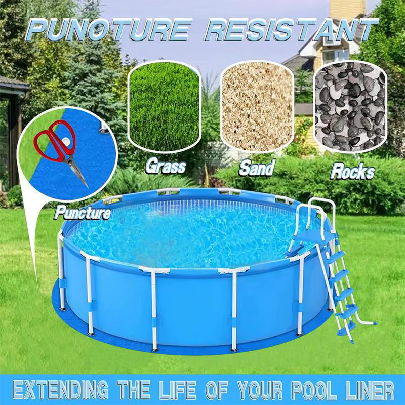 Tapis de revêtement rond pour piscine