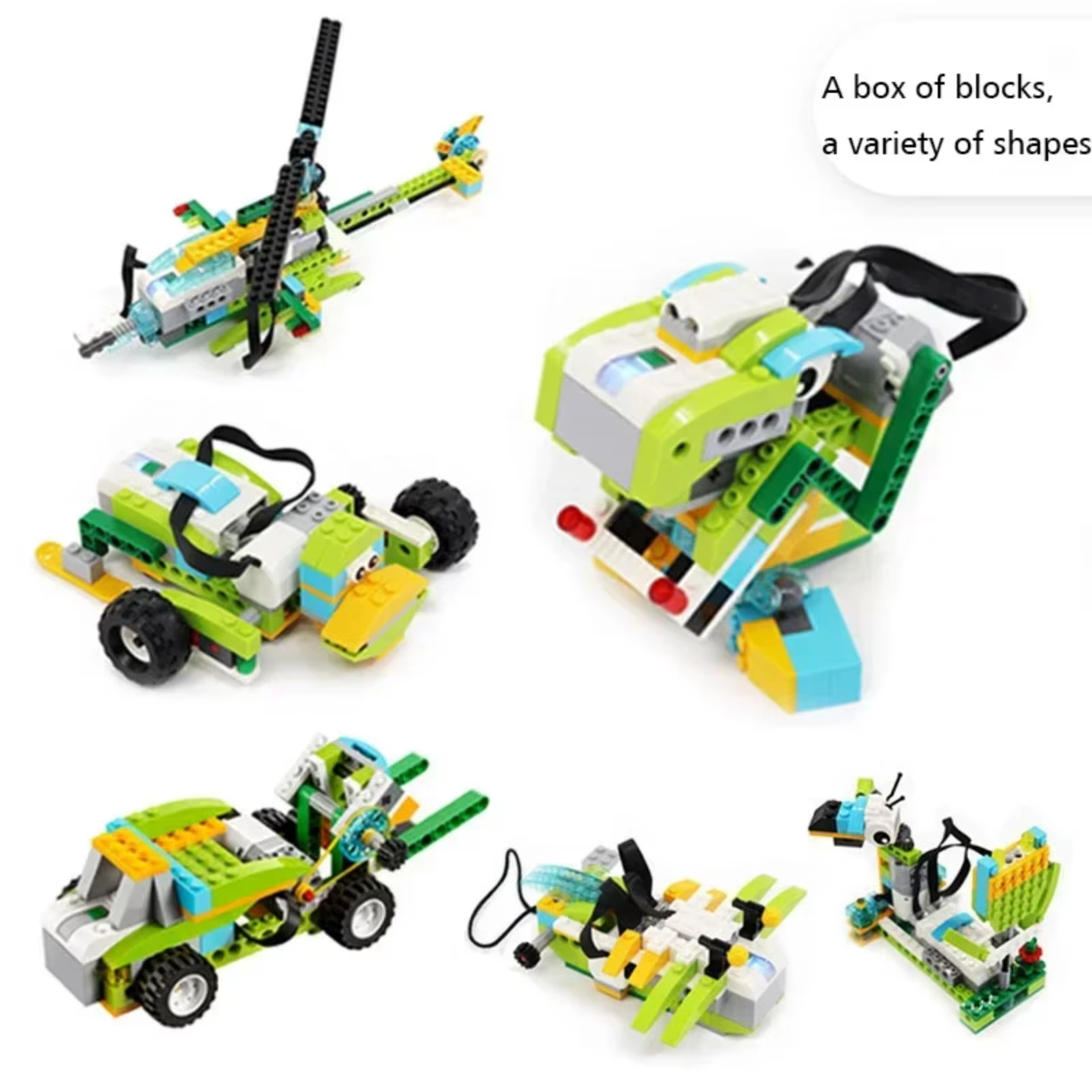We.Do 2.0 Core Set Robot de programmation 45300 blocs de construction électroniques bricolage jouets éducatifs de haute technologie cadeau pour enfants