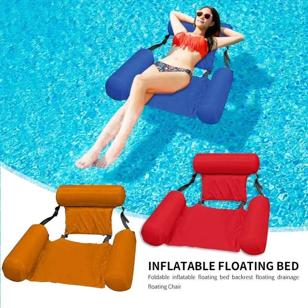 Hamac aquatique gonflable pliable