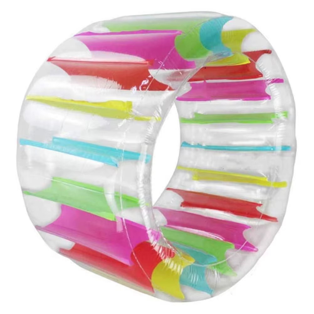Roue aquatique gonflable pour piscine, rouleau aquatique type hamster