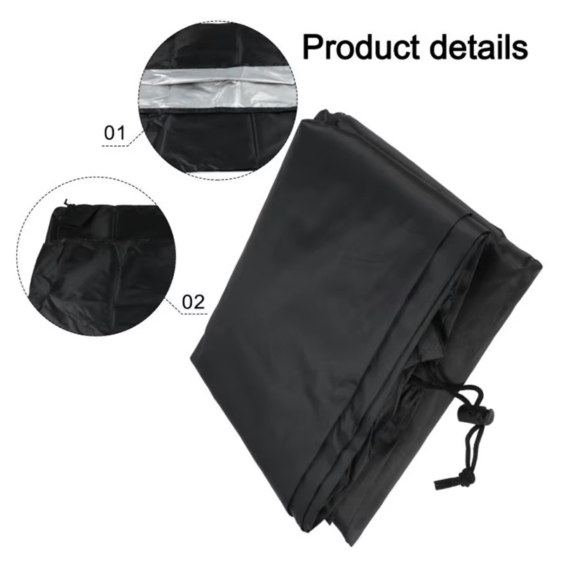 Bâche de protection rectangulaire imperméable pour piscine