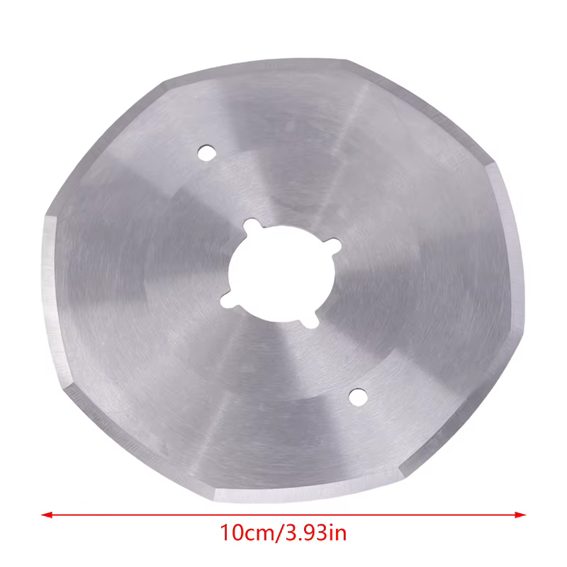 Lame de tailleur en acier au carbone RS100, scie circulaire, coupe de tissu, pièces de machines à découper