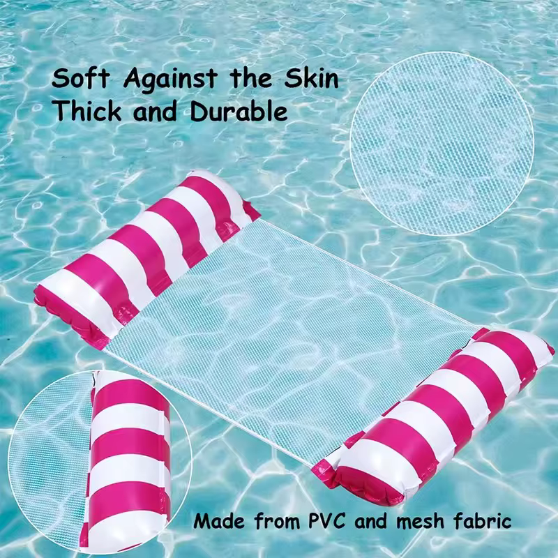 Matelas gonflable flottant pliable pour piscine