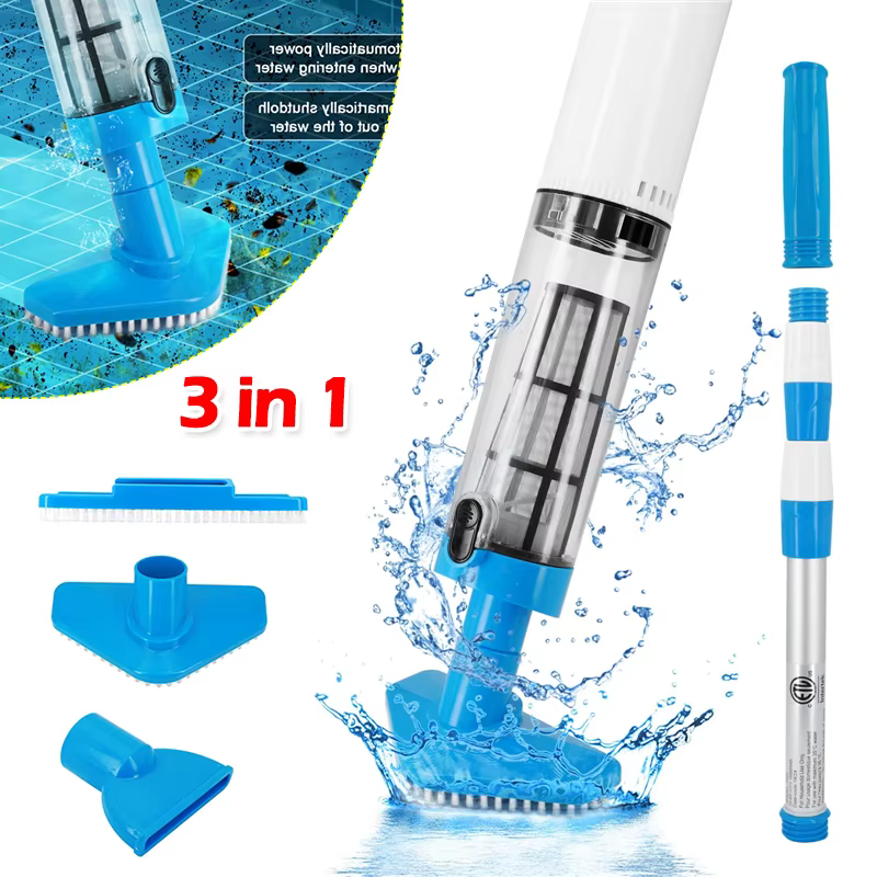Aspirateur de piscine portatif Rechargeable sans fil 3 en 1