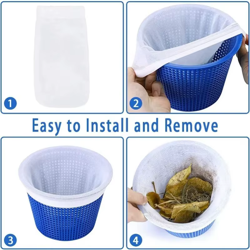 Sac filtrant élastique pour piscine