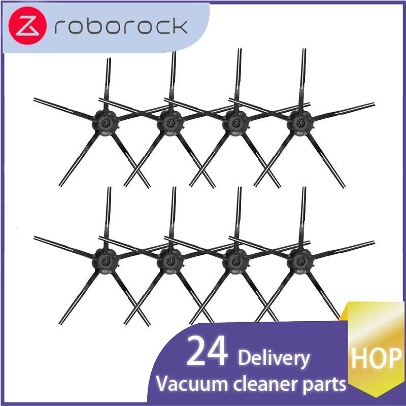 Roborock Q7 / Q7+ / Q7 Max+ Brosse à rouleau pour aspirateur robot, filtre Hepa, brosse latérale, chiffon de vadrouille