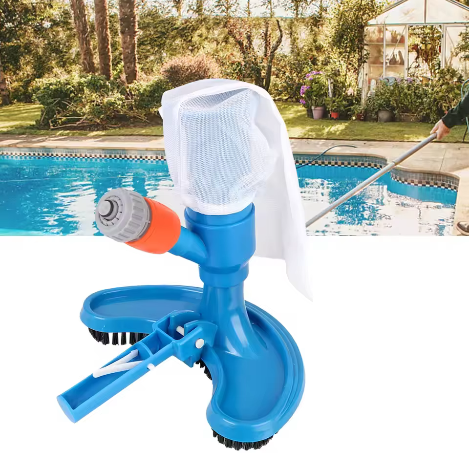 Kit d'outils de nettoyage professionnel pour piscine avec brosse