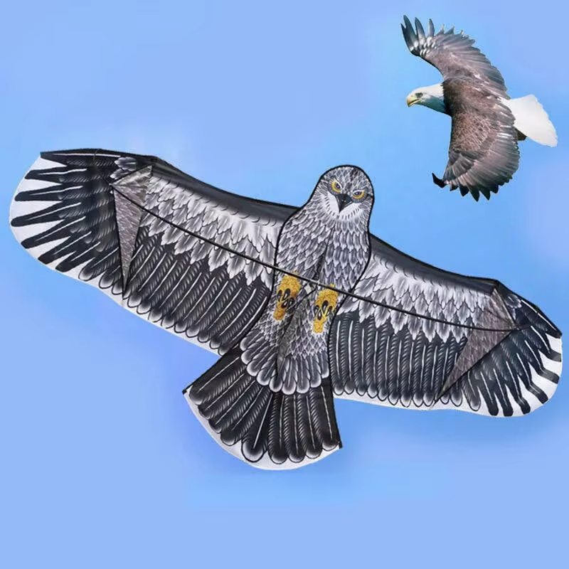 Anti oiseau volant faucon cerf-volant répulsif d'oiseaux grands cerfs-volants aigle épouvantail leurre pour ferme jardin antiparasitaire répulsif d'oiseaux