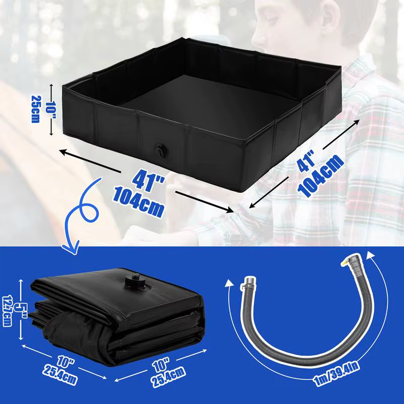 Base de douche de Camping pliante extérieure