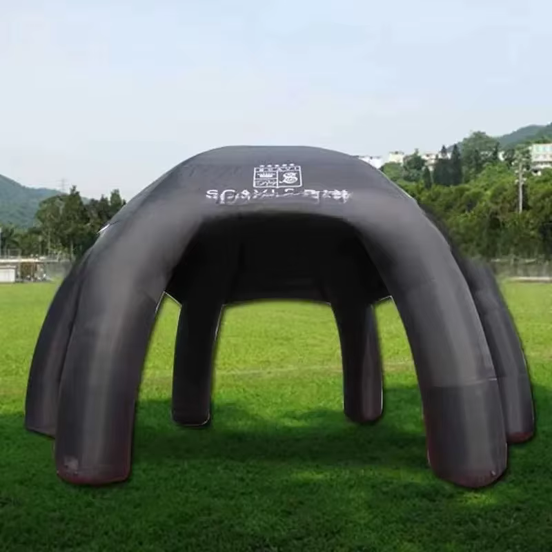 Tente araignée gonflable portable de 6 m, étanche, pour couverture de piscine