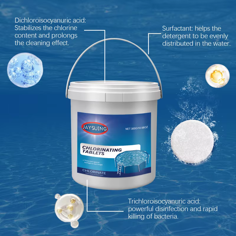 Comprimés effervescents de nettoyage de piscine