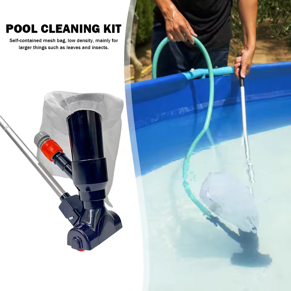 Kit de nettoyage de piscine : Nettoyeur de fond de piscine