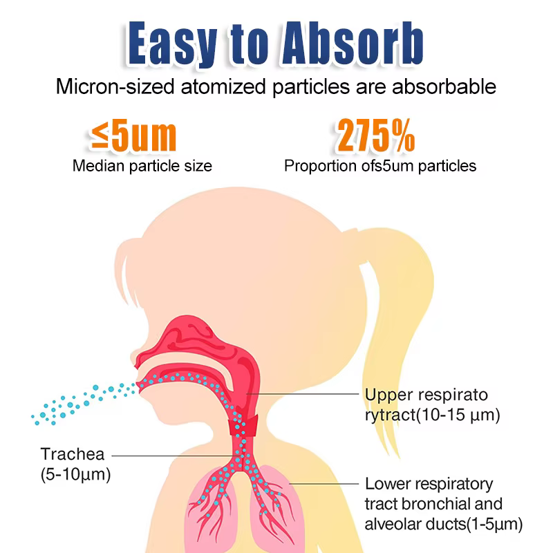 Nébuliseur médical pour enfants et adultes, inhalateur pour asthme, inhalateur à vapeur, automizer de détermination, soins de santé à domicile