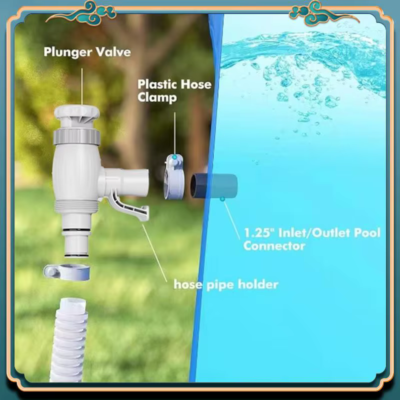 Dernier adaptateur de tuyau de piscine