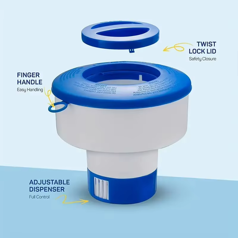 Distributeur flottant de chlore pour piscine