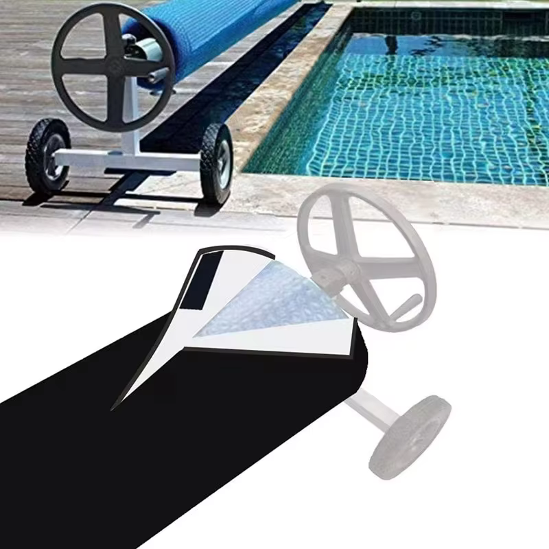 1 couverture de bobine solaire robuste pour piscines