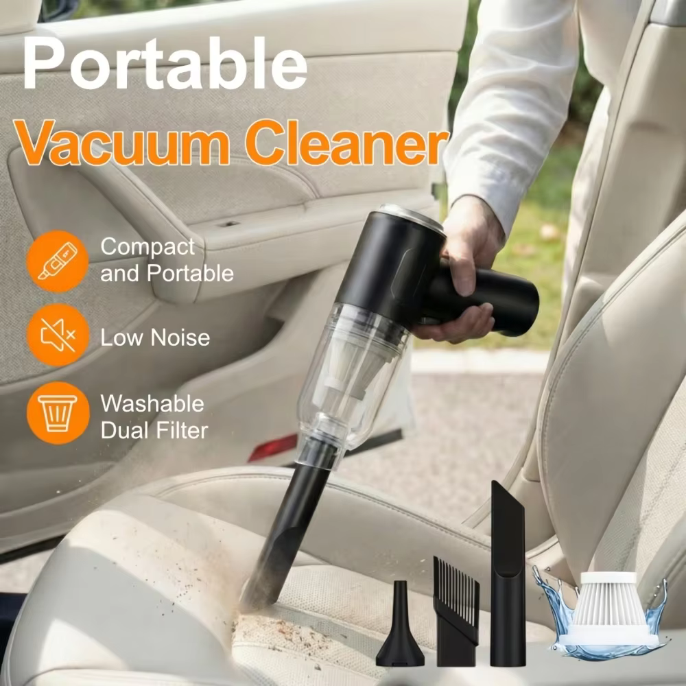 Aspirateur de voiture portable, petit aspirateur multi-usages pour véhicules, petite pompe domestique, aspirateur de voiture portatif