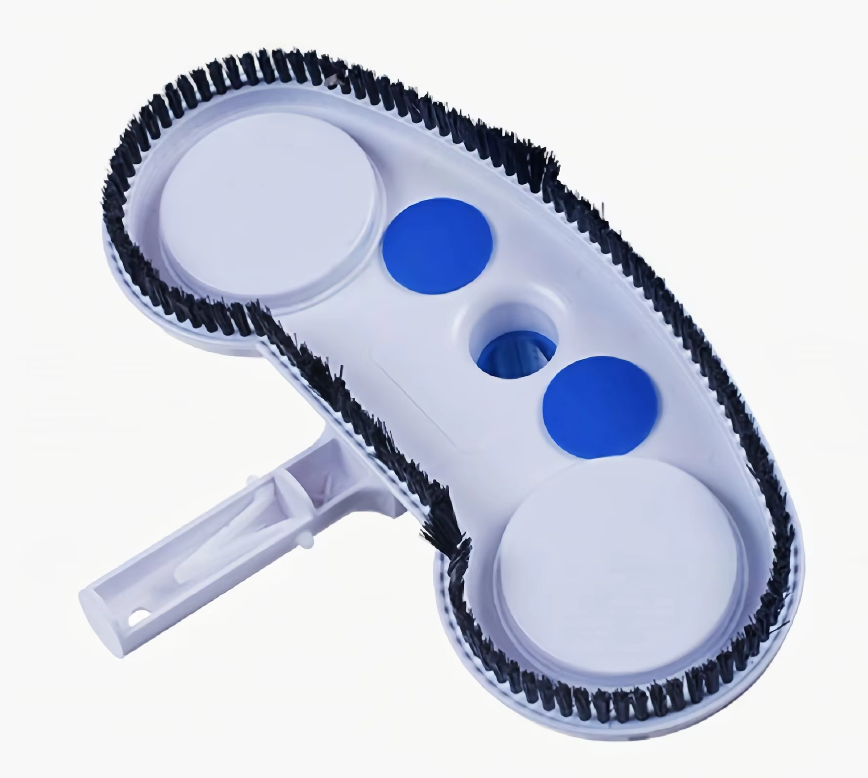 Tête d'aspiration pour piscine avec brosse - Outil de nettoyage sous-marin pour le fond et les parois