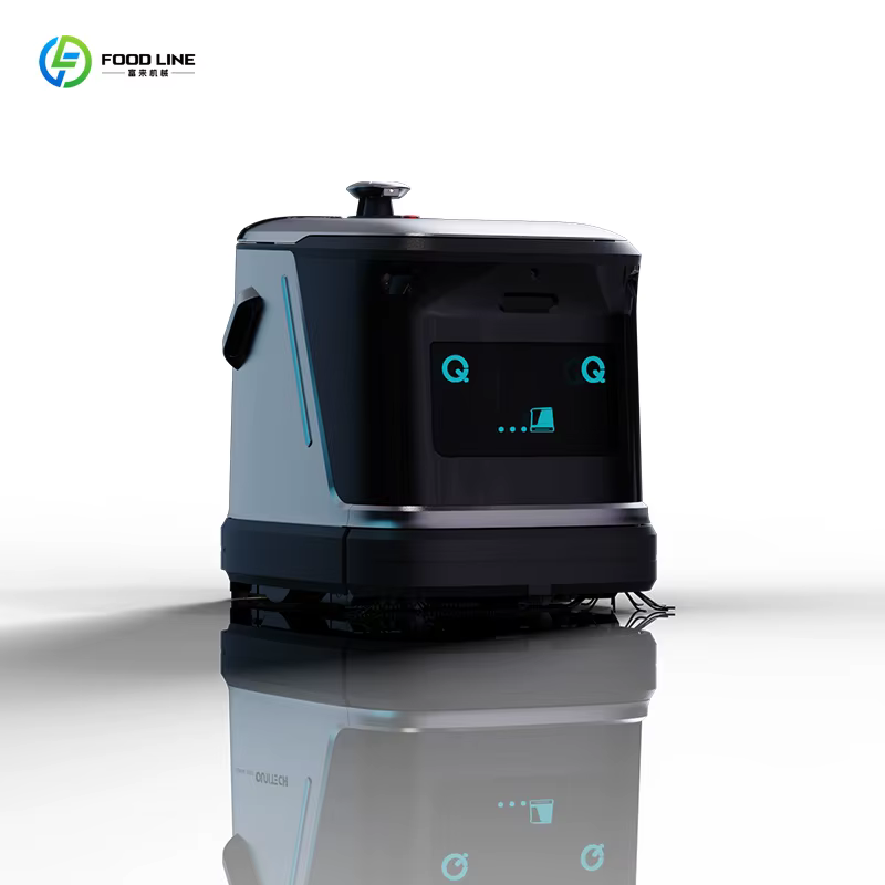 Robot laveur commercial avancé personnalisé, nettoyeur de sols autonome équipé d'une fonction de cartographie intelligente