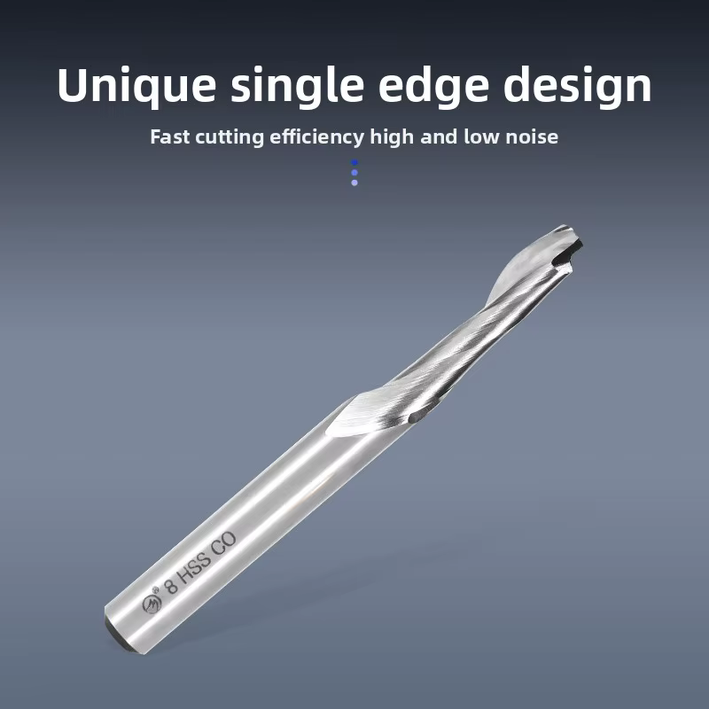 Fraise à profil à cannelure unique HSS, acier rapide dédié à la coupe de profils de portes et fenêtres en alliage d'aluminium