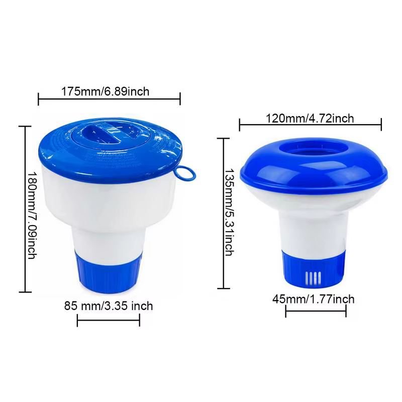 Grandes outils de nettoyage de piscine de luxe de 8 pouces