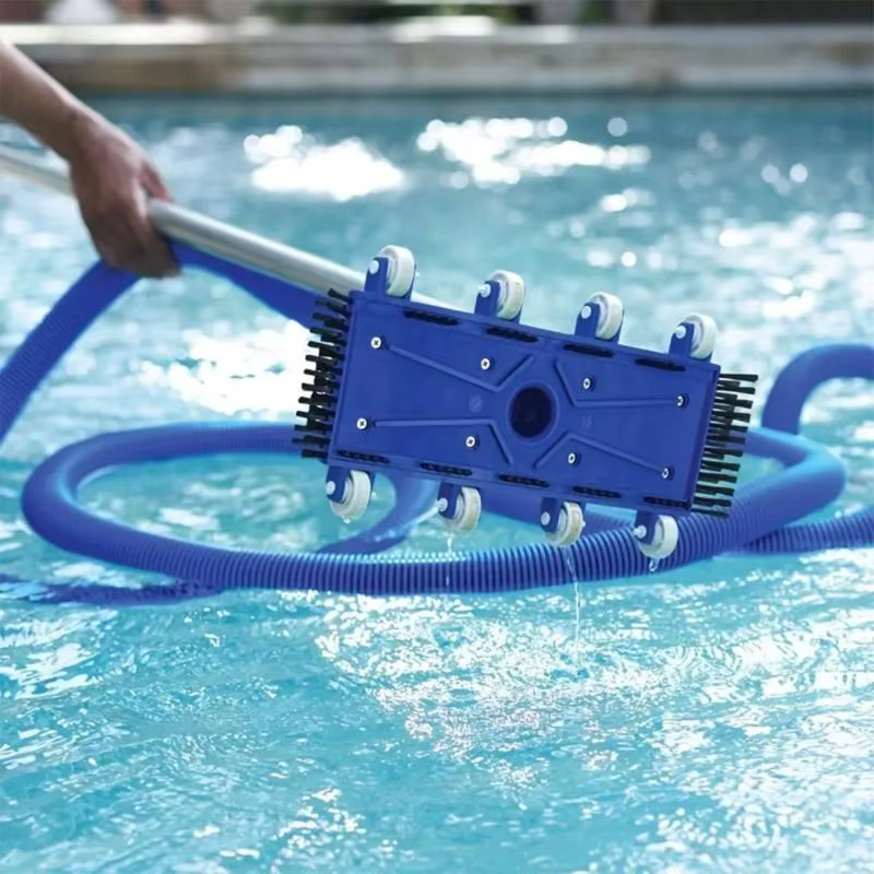 Tuyau piscine 29.5 pieds avec accessoires rotatifs pour nettoyage complet