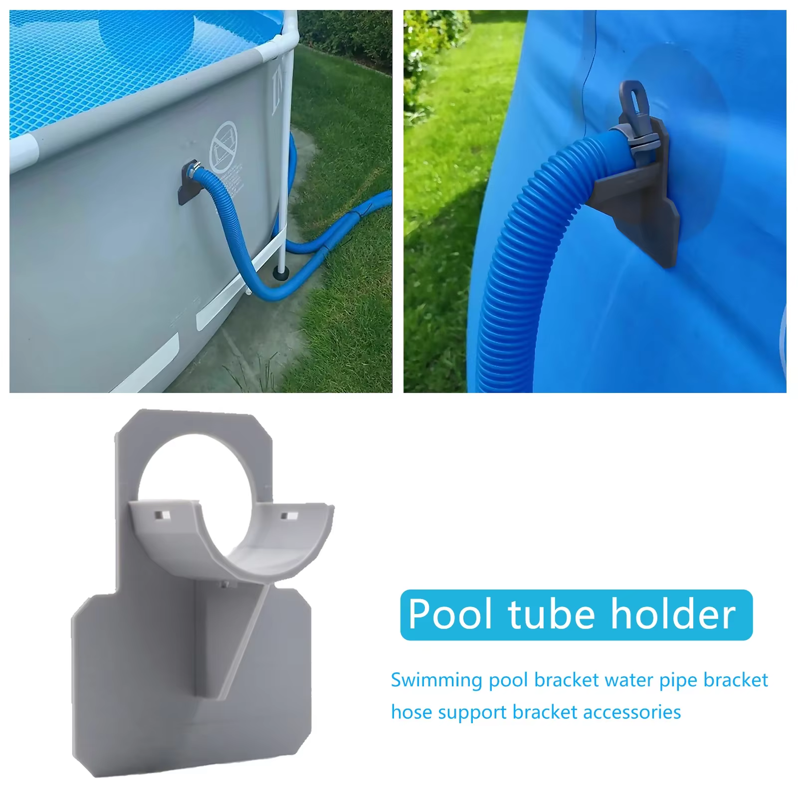 1 ensemble de supports pour tuyau de piscine - Empêche