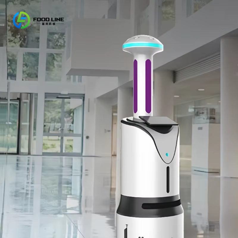 Robots de désinfection commerciaux personnalisés, nettoyage et désinfection 2 en 1, équipement de désinfection professionnel pour les lieux publics