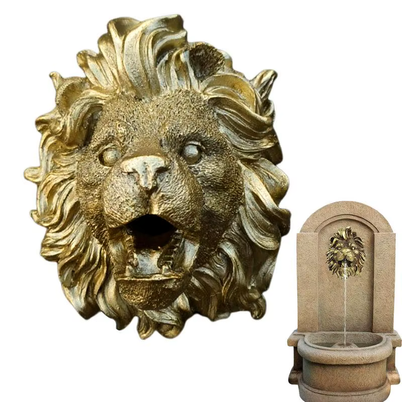 Fontaine bec Lion piscine pulvérisateur
