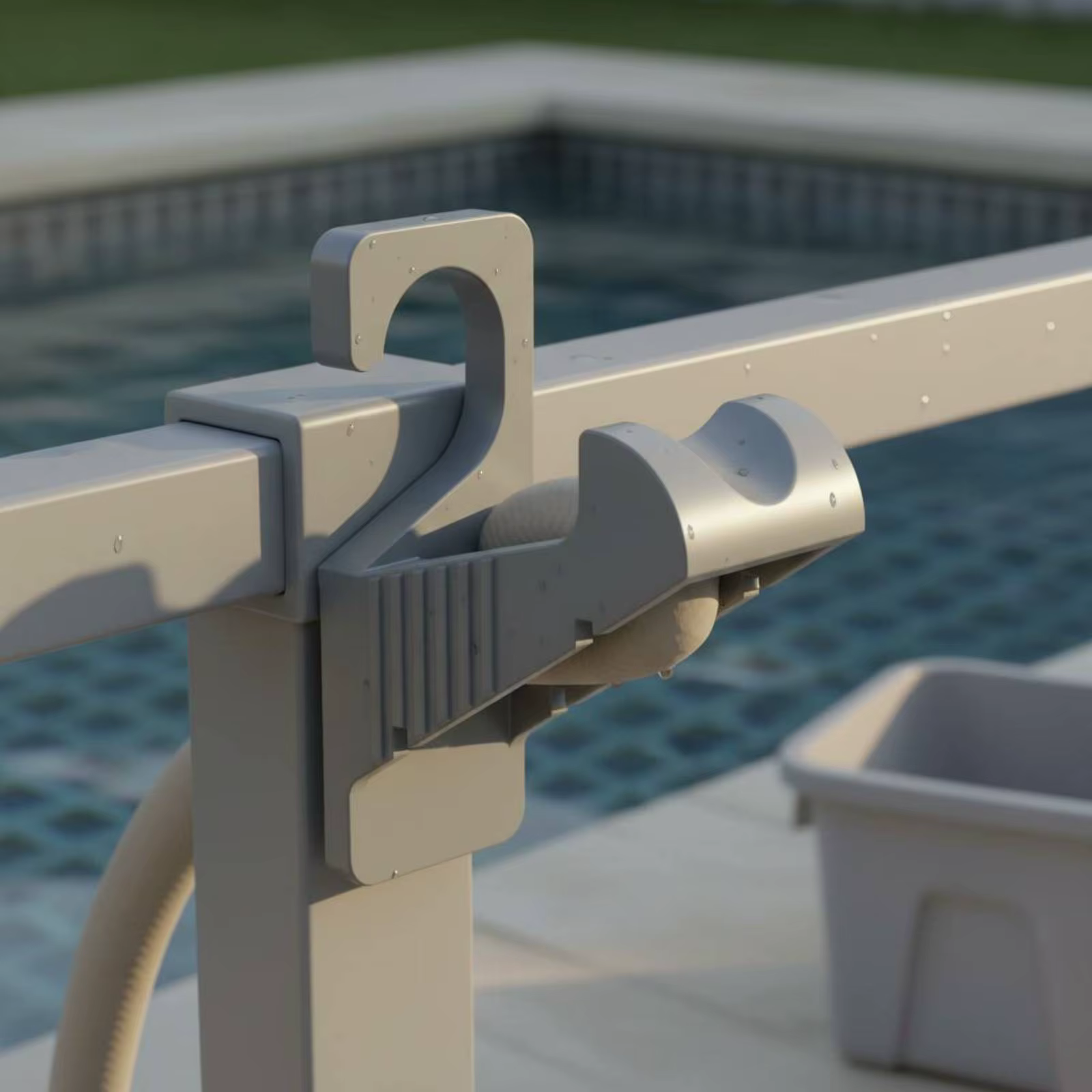 Support de tuyau de piscine anti-affaissement