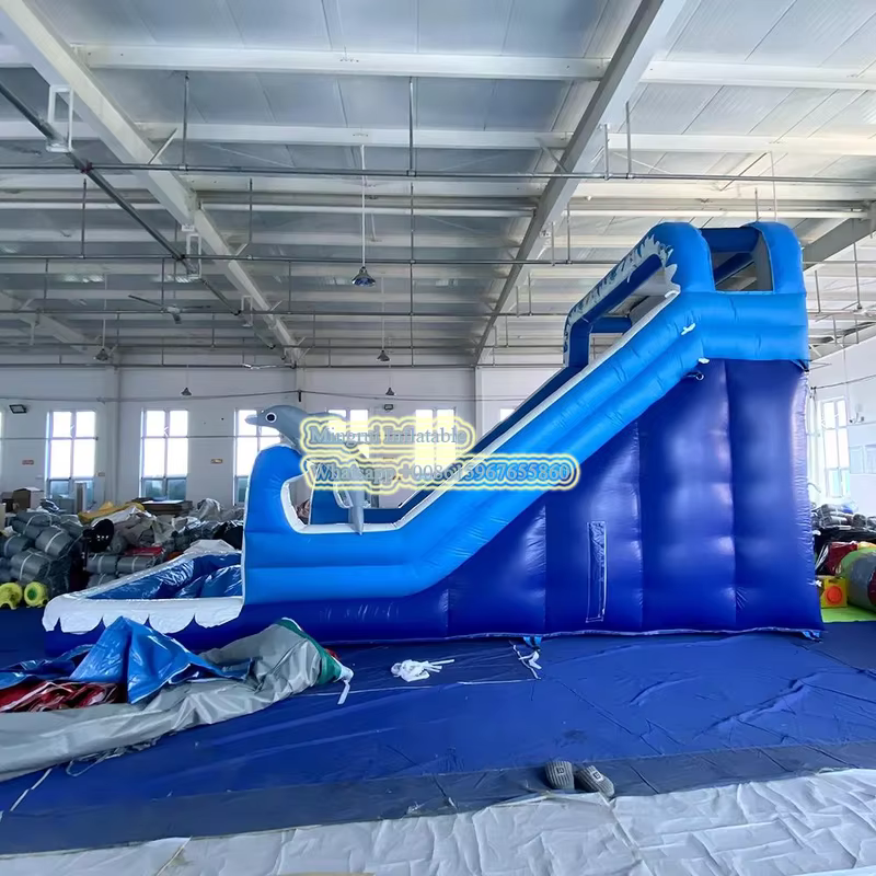 Double toboggan gonflable géant Commercial