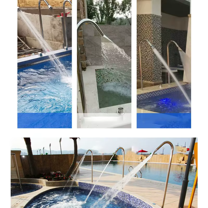Nouvelle tendance piscine SPA Massage douche acier inoxydable 304 pôle