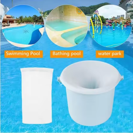 NOUVEAU Lot de 5 à 20 pièces de chaussettes filtrantes en maille pour skimmer de piscine