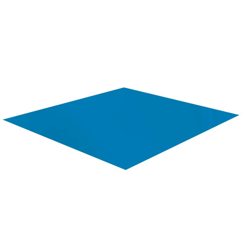 Couverture de piscine carrée en polymère