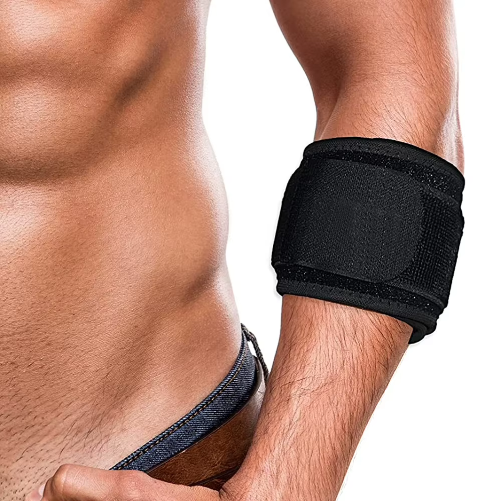 Attelles de coude de Tennis pour tendinite, sangles d'avant-bras et coussinet de Compression, enveloppes de soulagement de la bande de soutien du coude, 1 pièces