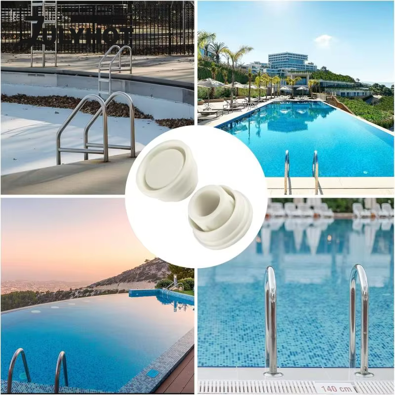 Bouchons de pare-chocs d'échelle de piscine en caoutchouc