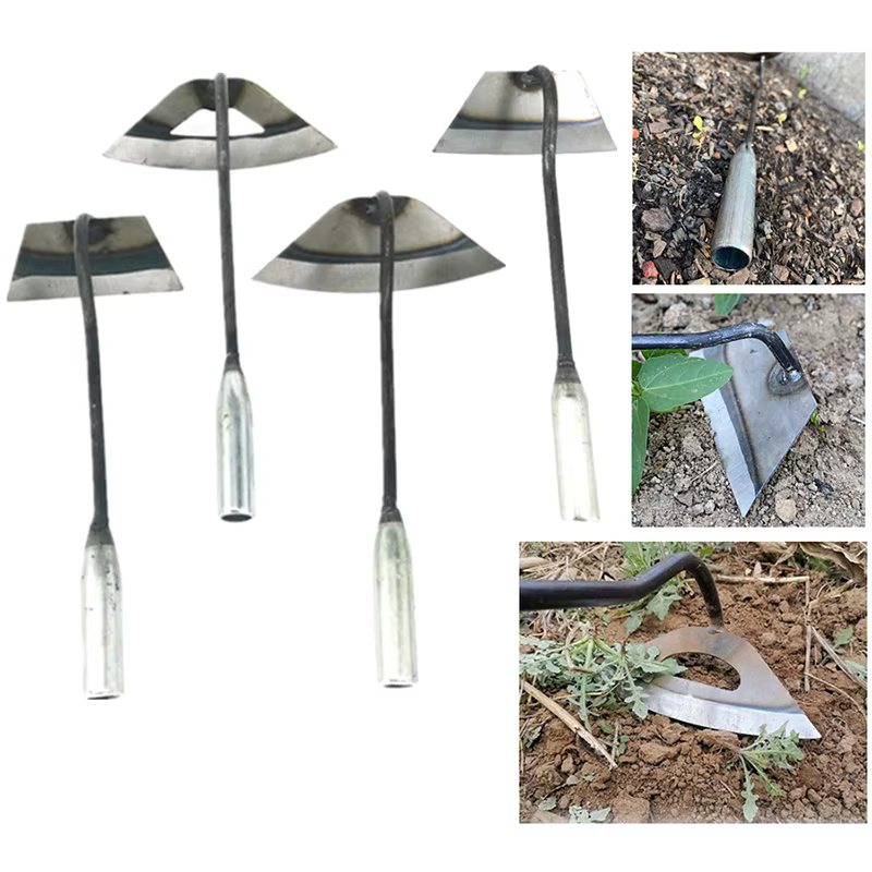 Houe creuse durcie, désherbeurs de jardin, permettant d'économiser du travail, désherbage, ameublissement, outils agricoles, râteau de plantation, outils manuels de jardin