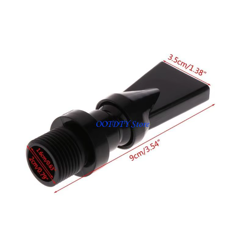Connecteur tuyau sortie en plastique 367A