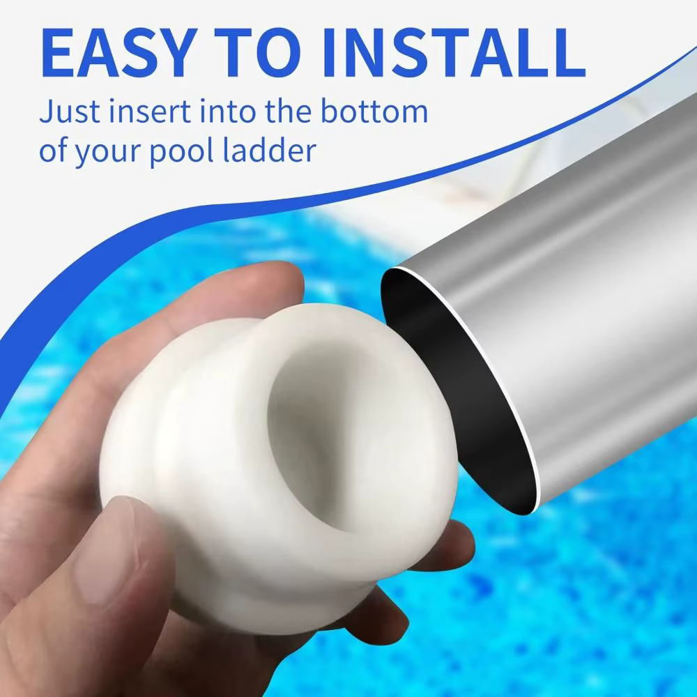 Nouveaux embouts de protection en caoutchouc pour échelles de piscine