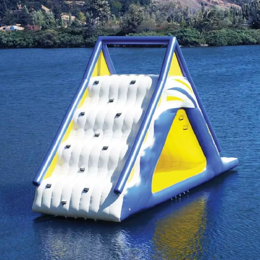 Toboggan aquatique gonflable pour lac 4*2*2m en PVC